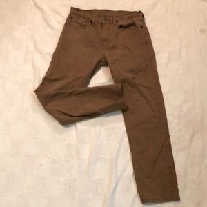 Tan Levi’s, good condition.